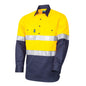 TRu Workwear - Lightweight L/S Cotton Hi-Vis Closed Front Shirt w/Reflective Tape - DS2114T1 (Copy)