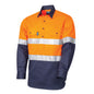 TRu Workwear - Lightweight L/S Cotton Hi-Vis Closed Front Shirt w/Reflective Tape - DS2114T1 (Copy)