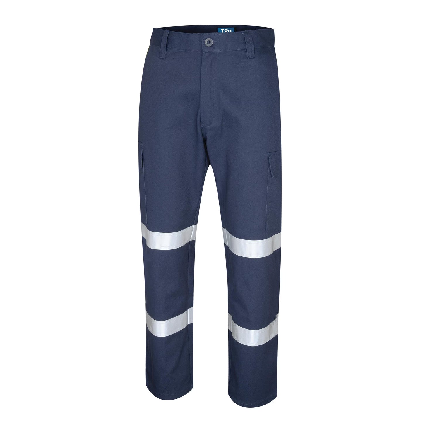 TRu Workwear - Heavyweight Cotton Cargo TRousers w/Bimotion Reflective Tape  - DT1142T2