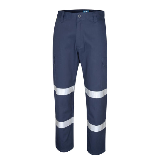 TRu Workwear - Heavyweight Cotton Cargo TRousers w/Bimotion Reflective Tape  - DT1142T2