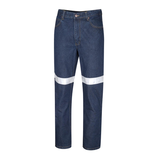 TRu Workwear - Denim Jeans w/Reflective Tape - DT1154T