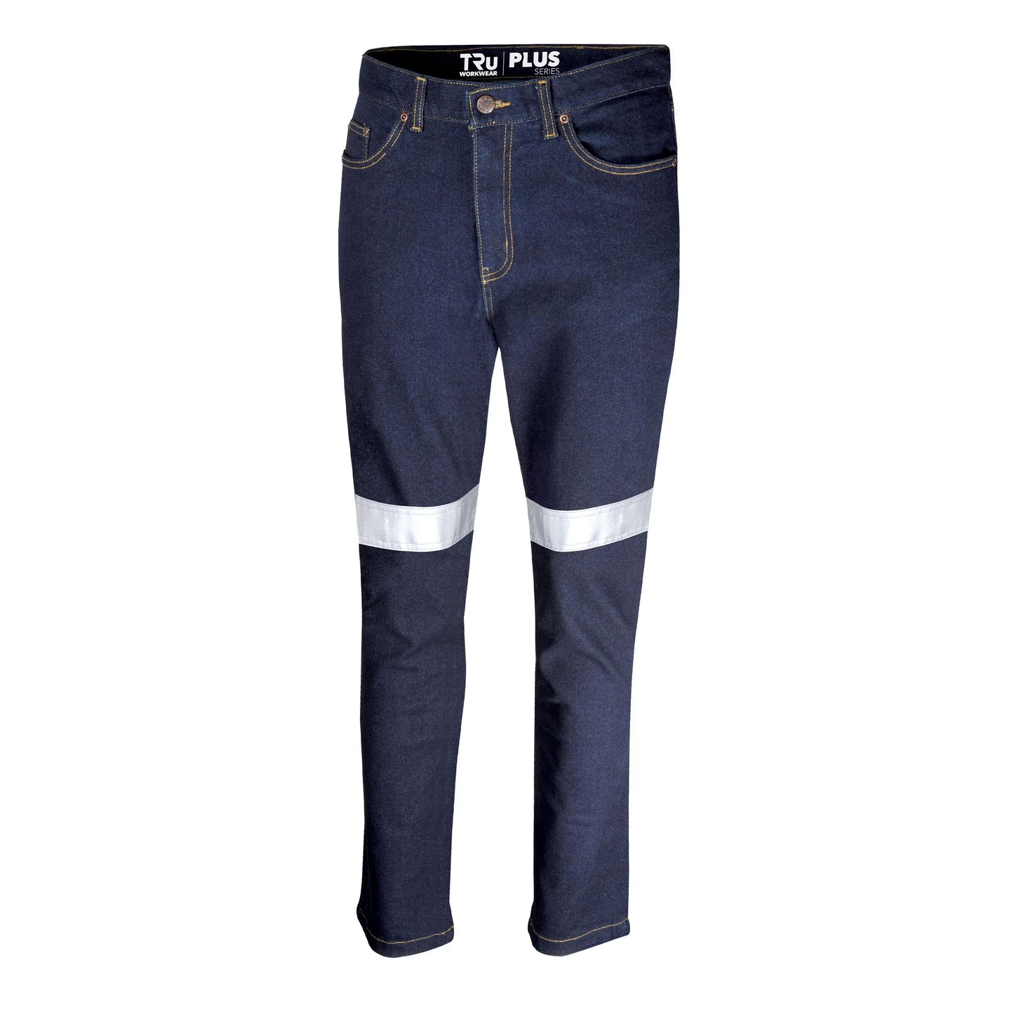 TRu Workwear - Stretch Denim Jeans w/Reflective Tape - DT1156T