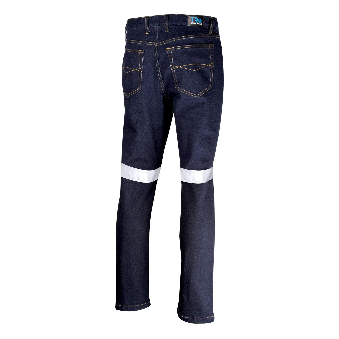 TRu Workwear - Stretch Denim Jeans w/Reflective Tape - DT1156T