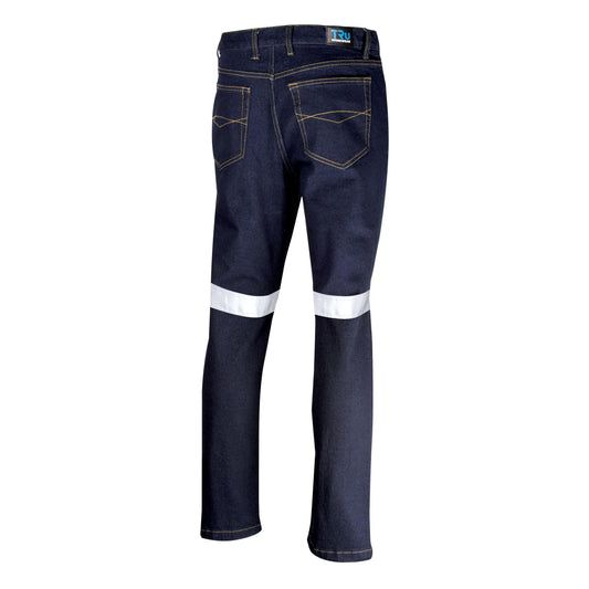 TRu Workwear - Stretch Denim Jeans w/Reflective Tape - DT1156T
