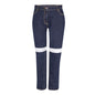 TRu Workwear - Women's Stretch Denim Jeans w/Reflective Tape - DTW1156T