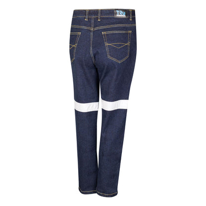TRu Workwear - Women's Stretch Denim Jeans w/Reflective Tape - DTW1156T