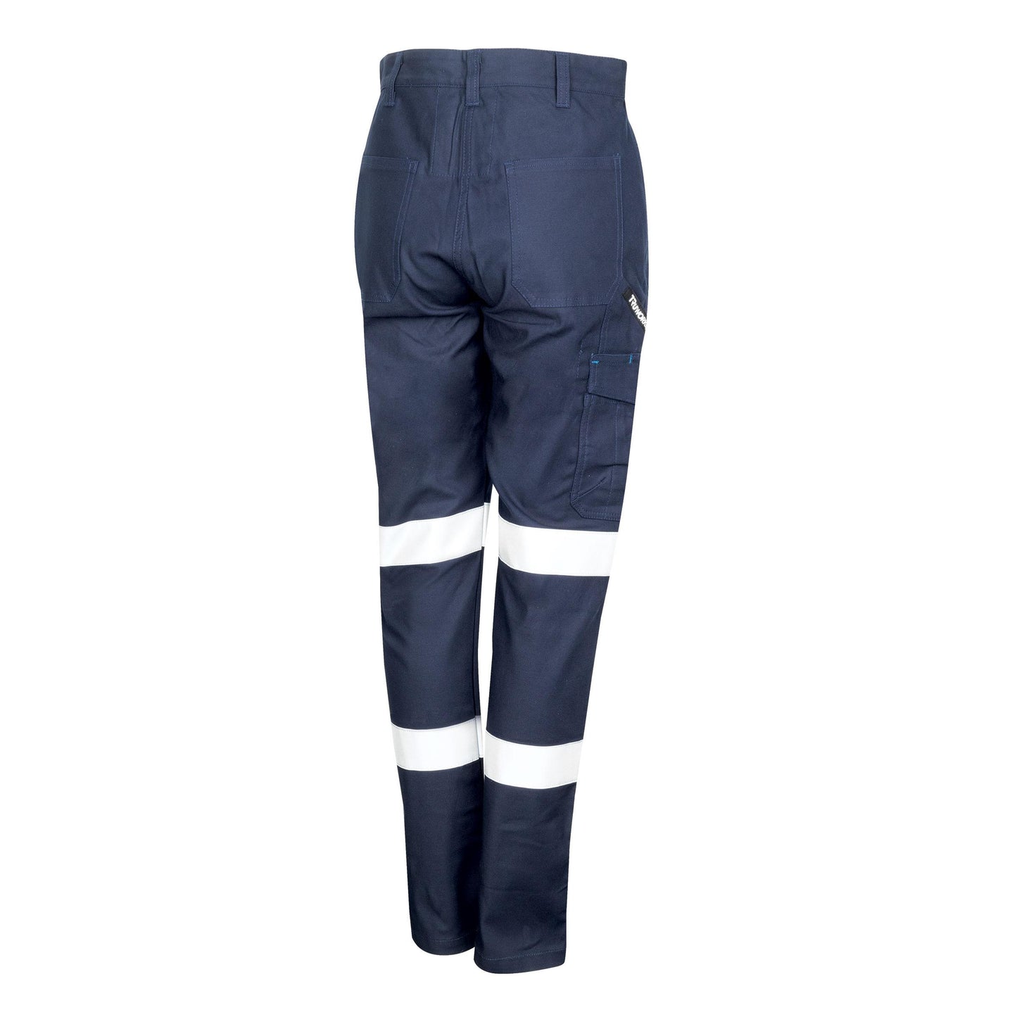 TRu Workwear - Womens Midweight Cotton Stretch Cargo Trousers w/Biomotion Reflective Tape - DTW1170T2