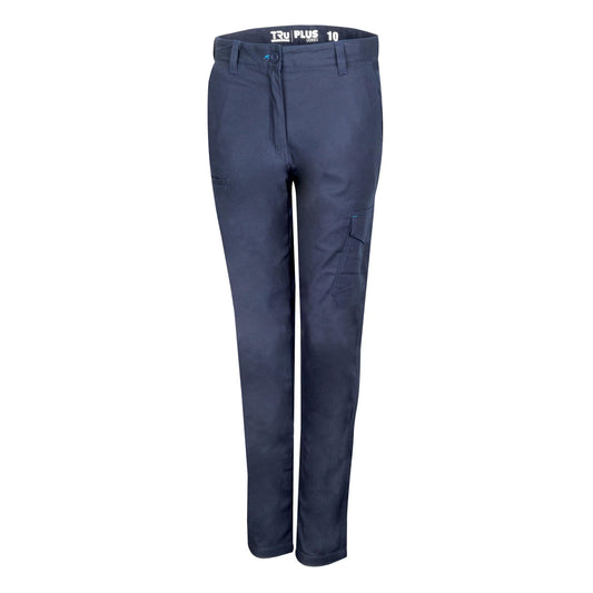 TRu Workwear - Womens Midweight Cotton Stretch Cargo Trousers - DTW1170