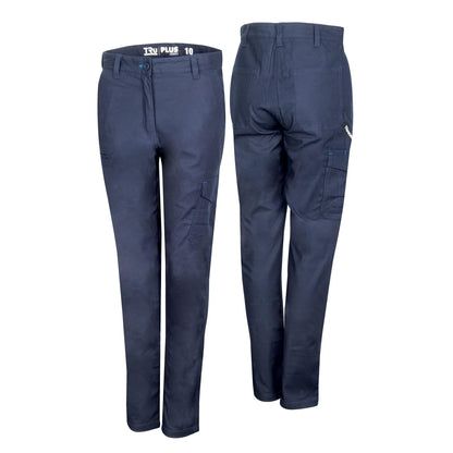 TRu Workwear - Womens Midweight Cotton Stretch Cargo Trousers - DTW1170