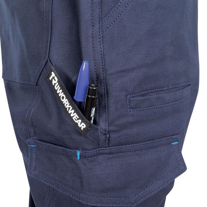 TRu Workwear - Womens Midweight Cotton Stretch Cargo Trousers - DTW1170