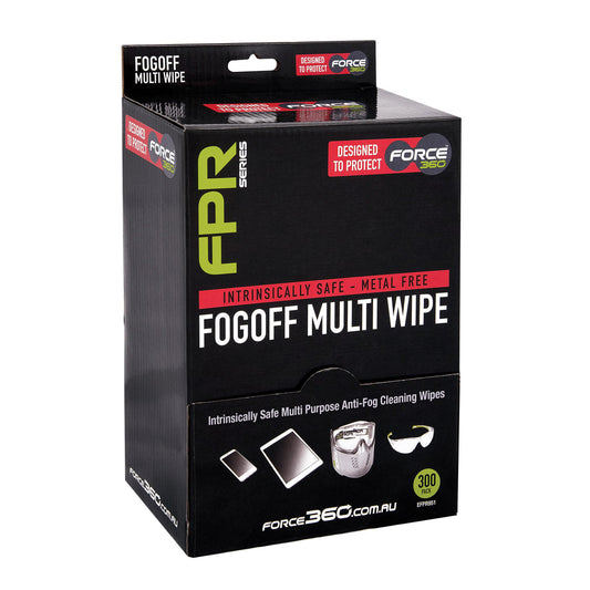 Force 360 - FogOff Intrinsically safe Multi Wipes (300 Wipes Per Box) - EFPR951