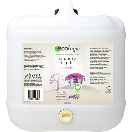 BIOLOGIKA - Laundry Liquid (BULK) Australian Lavender 15L