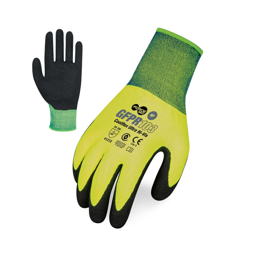 Force 360 - Coolflex AGT Ultra HI Vis Glove (12 Pair) - GFPR103