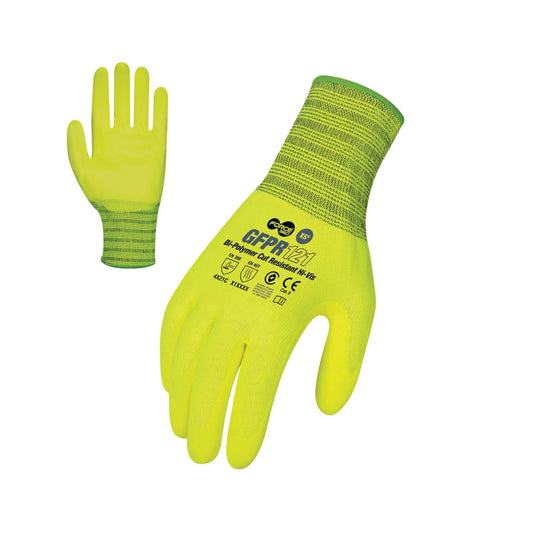 Force 360 - Bi-Polymer Cut Resistant Hi-Vis Glove (6 Pair) - GFPR121
