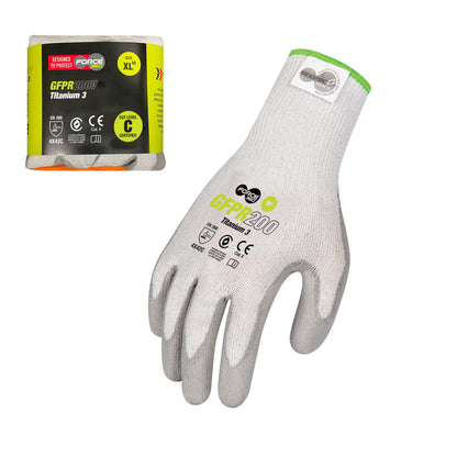 Force 360 - Titanium 3 PU Glove Vend Ready (12 Pair) - GFPR200V