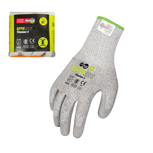 Force 360 - Titanium 5 PU Glove Vend Ready  (12 Pair) - GFPR201V