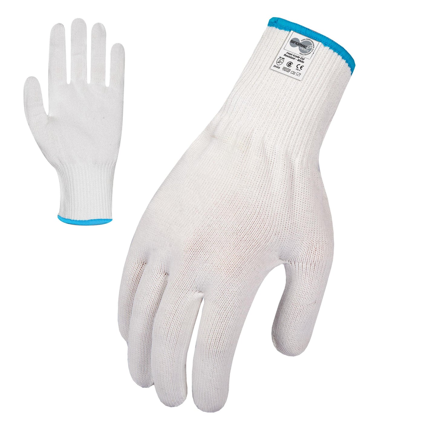 Force 360 - Food Grade Cut Resistant - White (12 Singles) - GFPR203