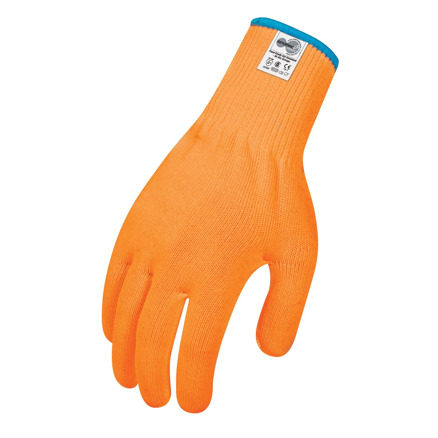 Force 360 - Food Grade Cut Resistant - Hi-Vis Orange (12 Singles) - GFPR207