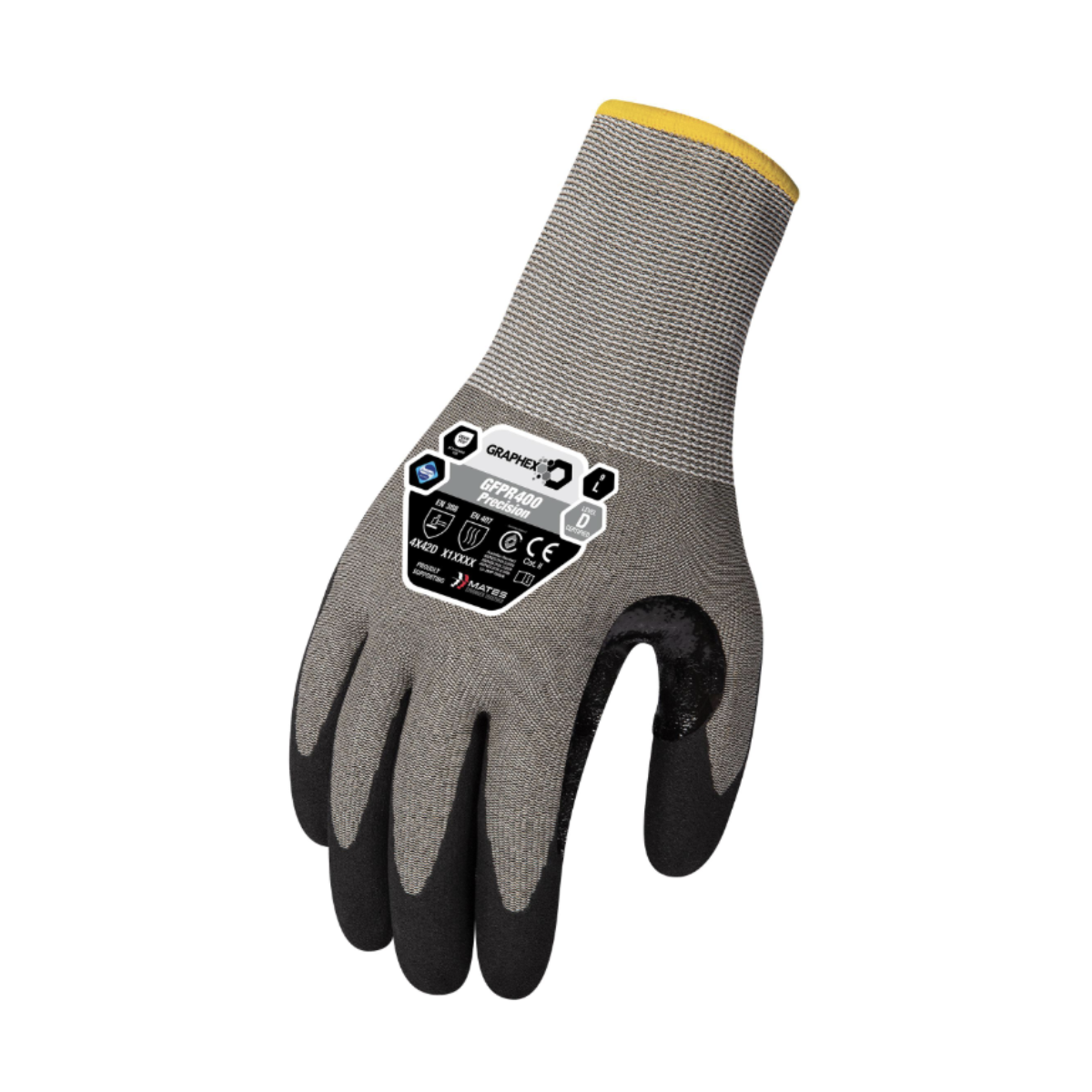 Graphex® - Graphex Precision Gloves Cut Level D (12 Pairs) - GFPR400