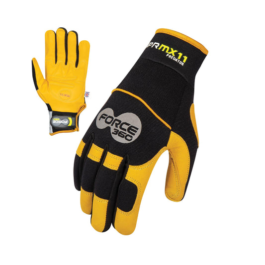Force 360 - Predator Deerskin Mechanics Glove (12 Pair) - GFPRMX11