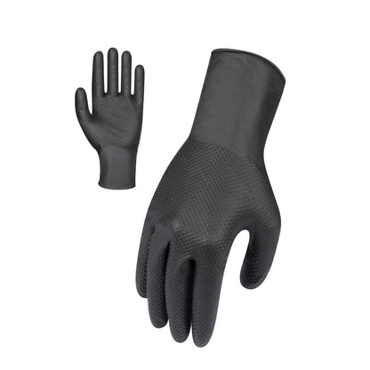 Force 360 -SafeTouch Disposable Nitrile - Industrial - Black (100 Pair) - GWORX005