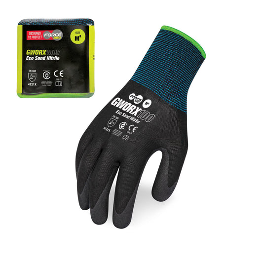 Force 360 - Eco Sand Nitrile Glove Vend Ready (12 Pairs) - GWORX100V