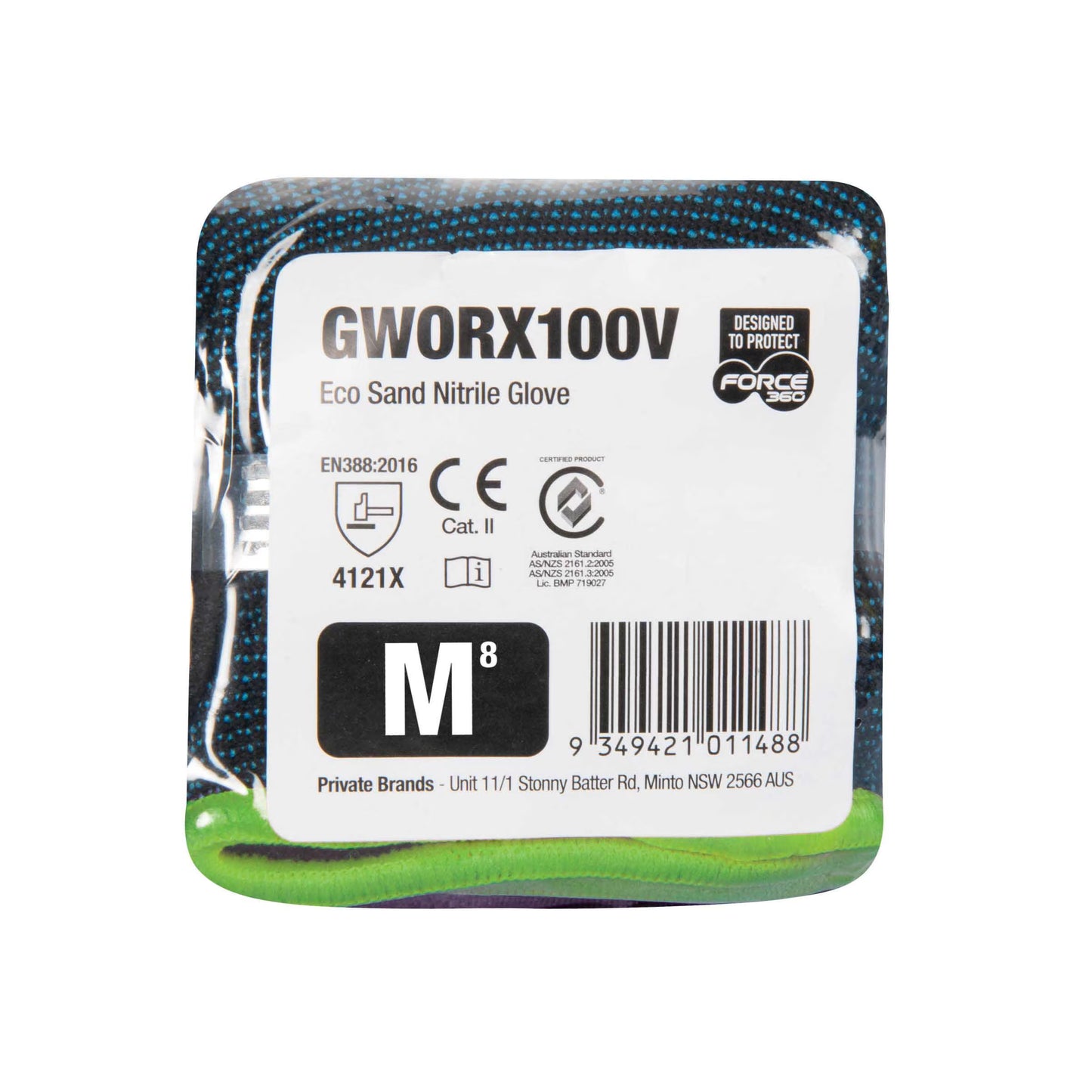 Force 360 - Eco Sand Nitrile Glove Vend Ready (12 Pairs) - GWORX100V