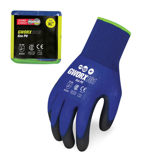 Force 360 - Eco PU Vend Ready Glove (12 Pairs) - GWORX101V