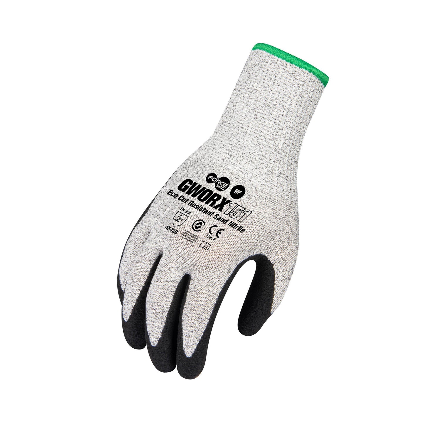 Force 360 - Cut Resistant Sand Nitrile (12 Pairs) - GWORX151