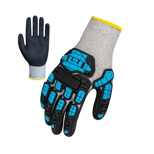Force 360 - Eco Cut Resistant Impact Sand Nitrile Glove (12 Pairs) - GWORX163