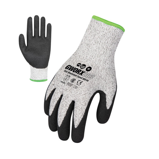 Force 360 - Cut Resistant Sand Nitrile (12 Pairs) - GWORX203