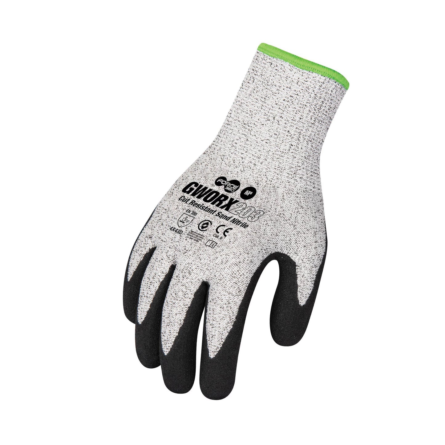Force 360 - Cut Resistant Sand Nitrile (12 Pairs) - GWORX203
