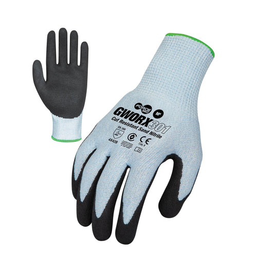 Force 360 - Cut Resistant Sand Nitrile (12 Pairs) - GWORX301