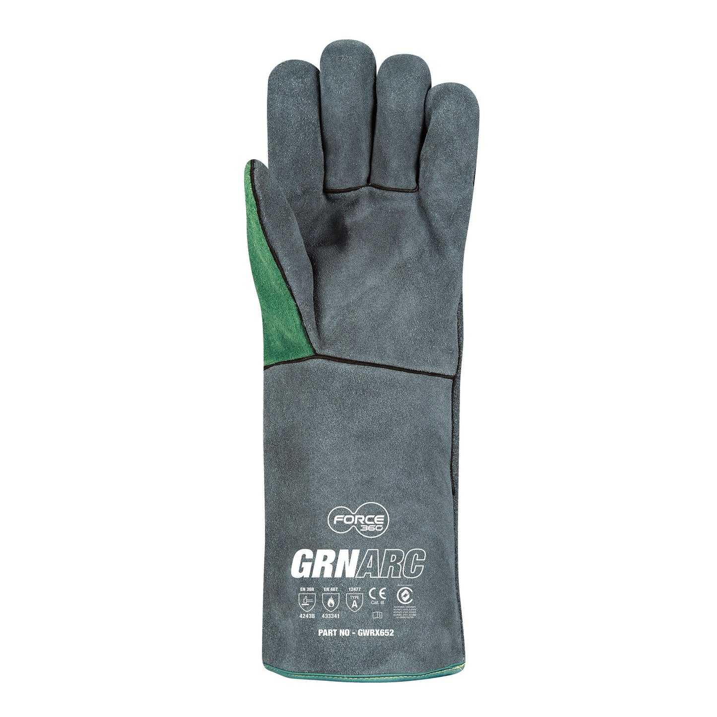 Force 360 - GrnArc Welder Gloves (10 Pair) - GWORX652