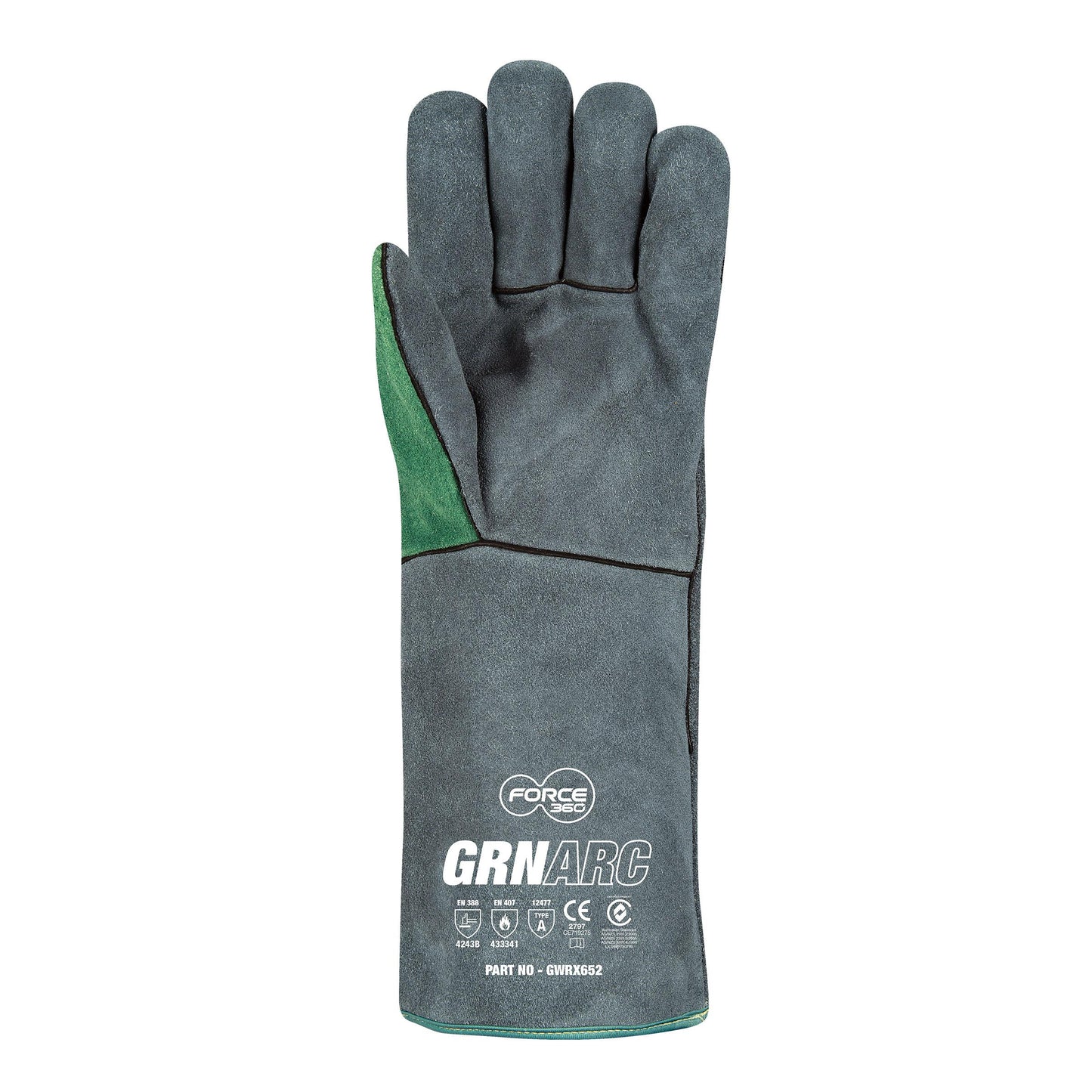 Force 360 - GrnArc Welder Gloves (10 Pair) - GWORX652