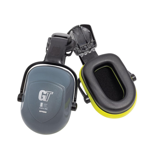 Force 360 - GT Hard Hat Earmuff Grey Class 5, 29dB, 30mm Slot - HFPR959