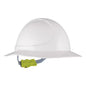 Force 360 - GT12 Type 1 ABS NON-Vented Broad Brim Hard Hat w/Ratchet Harness (10 Pack) - HPFPRGT12