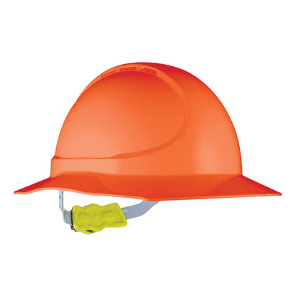 Force 360 - GT12 Type 1 ABS NON-Vented Broad Brim Hard Hat w/Ratchet Harness (10 Pack) - HPFPRGT12