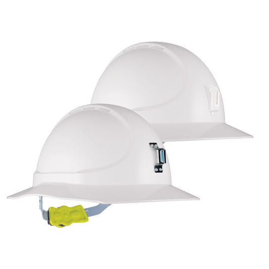 Force 360 - GT16 Type 1 NON-Vented Broad Brim Miners Hard Hat w/Ratchet Harness (10 Pack) - HPFPRGT16