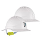 Force 360 - GT17 Type 1 Vented Broad Brim Earmuff Suitable Miners Hard Hat w/Ratchet Harness (10 Pack) - HPFPRGT17