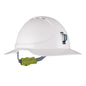 Force 360 - GT17 Type 1 Vented Broad Brim Earmuff Suitable Miners Hard Hat w/Ratchet Harness (10 Pack) - HPFPRGT17