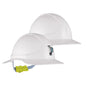 Force 360 - GT18 Type 1 NON-Vented Broad Brim Earmuff Suitable Miners Hard Hat w/Ratchet Harness (10 Pack)- HPFPRGT18