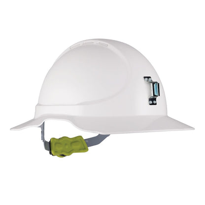 Force 360 - GT18 Type 1 NON-Vented Broad Brim Earmuff Suitable Miners Hard Hat w/Ratchet Harness (10 Pack)- HPFPRGT18