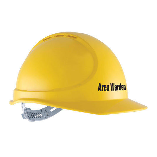 Force 360 - GTE3 Area Warden Essential Type 1 ABS Vented Hard Hat W/Slide Lock Harness - HPFPRGTE03AW