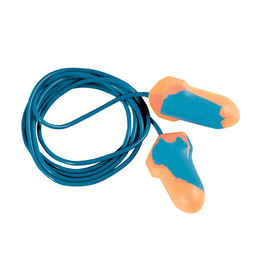 Force 360 - T-Shaped Metal Detectable Corded Disposable Earplug (100pr) - HWRX962