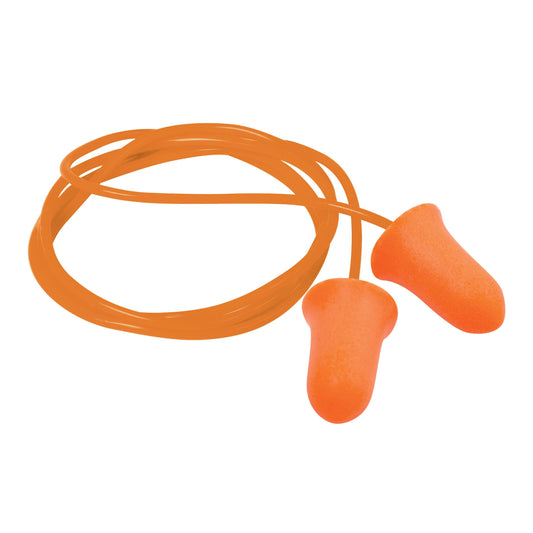 Force 360 - Bell Shaped Corded Disposable Earplug Class 4, 22dB 100pr - HWRX981