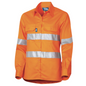 Tru Workwear - Women's Lightweight Vented L/S Hi-Vis Drill Shirt w/Reflective Tape - DSW1166T1