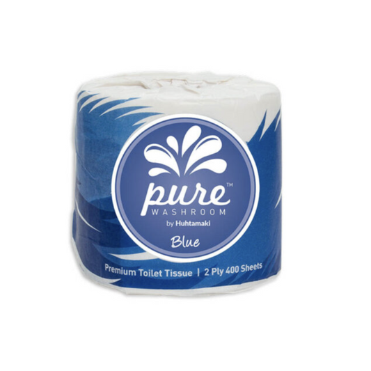 Premium Pure Toilet Roll 2 Ply 400 Sheets Soft Clean 48pk