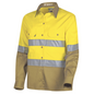 Tru Workwear - Women's Lightweight Hi-Vis Drill Shirt with Reflective Tape - CSW2000T3