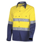 Tru Workwear - Women's Lightweight Hi-Vis Drill Shirt with Reflective Tape - CSW2000T3